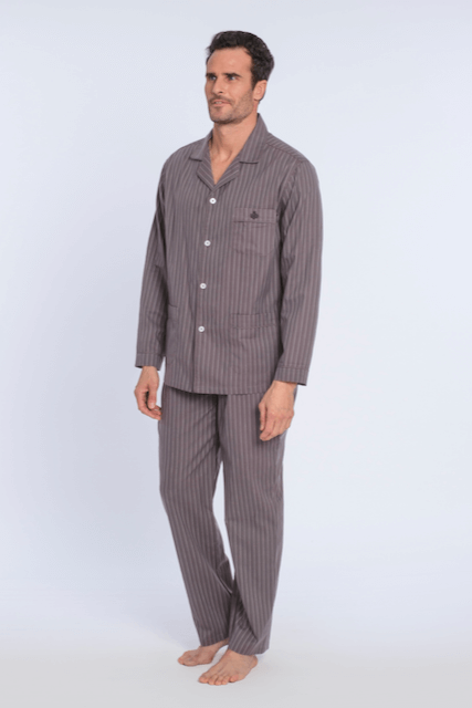 Pijamale pentru bărbați ESTEBAN - Mărime: L, Culoare: Gri / Grey