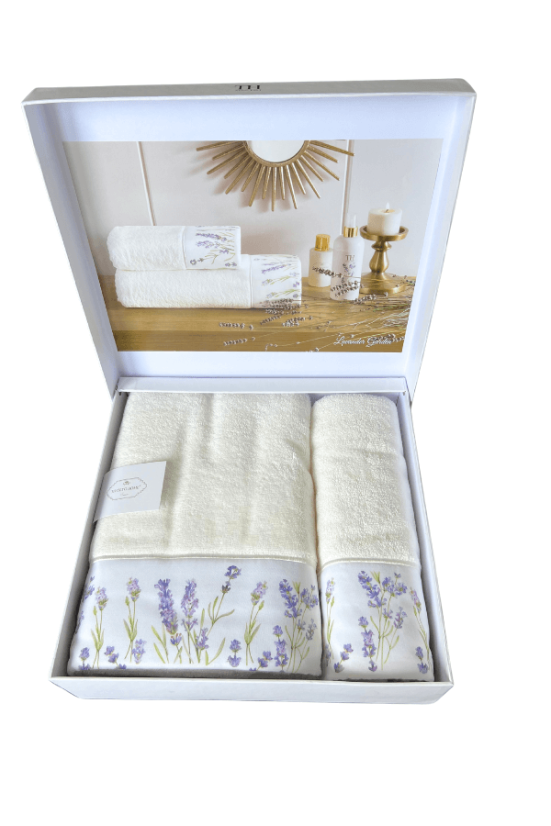 Darčekové balenie uterák a osuška LAVENDER GARDEN, 2 ks