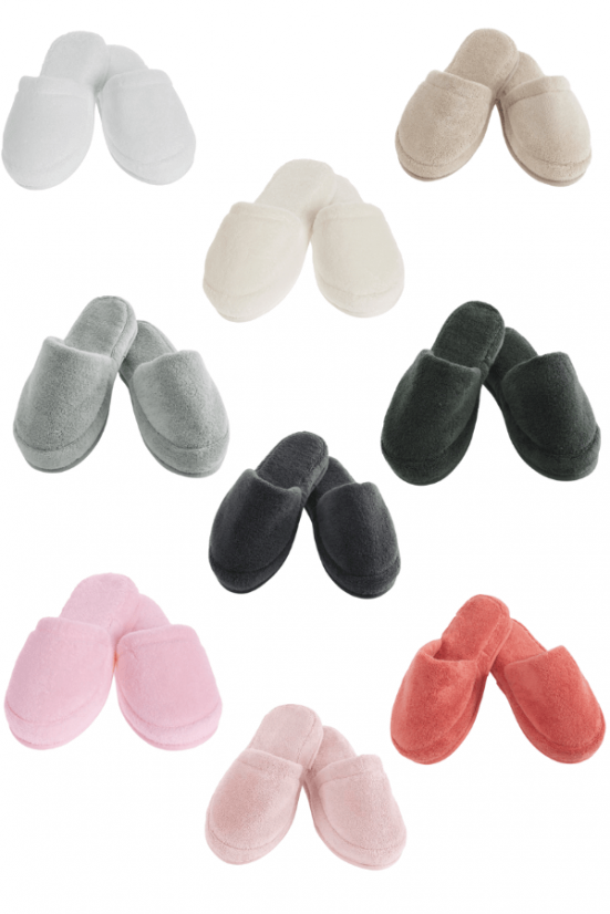 Papuci de casă unisex COMFORT - Mărime: 28 cm, Culoare: Bej / Beige