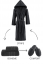 Unisex župan STRIPE s kapucňou - Veľkosť: L, Farba: Khaki