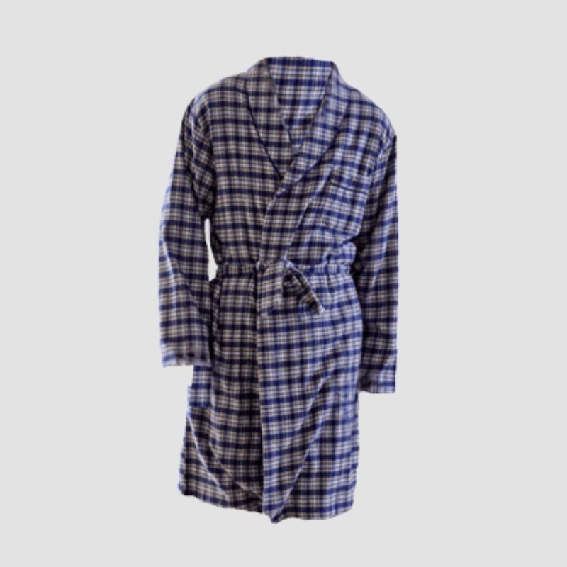 Flanell bademantel herren - Größe - XL