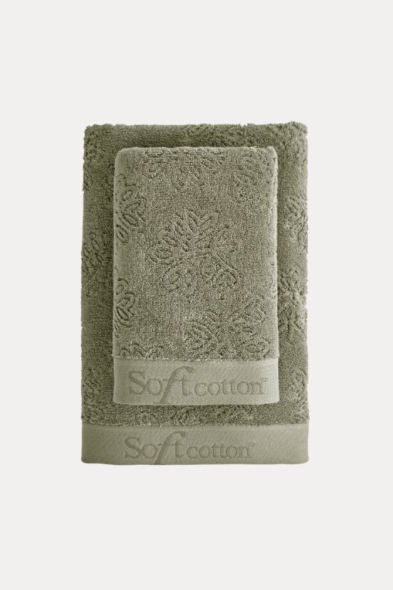 Geschenkset Hand- und Badetücher LEAF, 2 St.