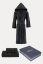 Unisex-Bademantel STRIPE + Handtuch + Badetuch + box