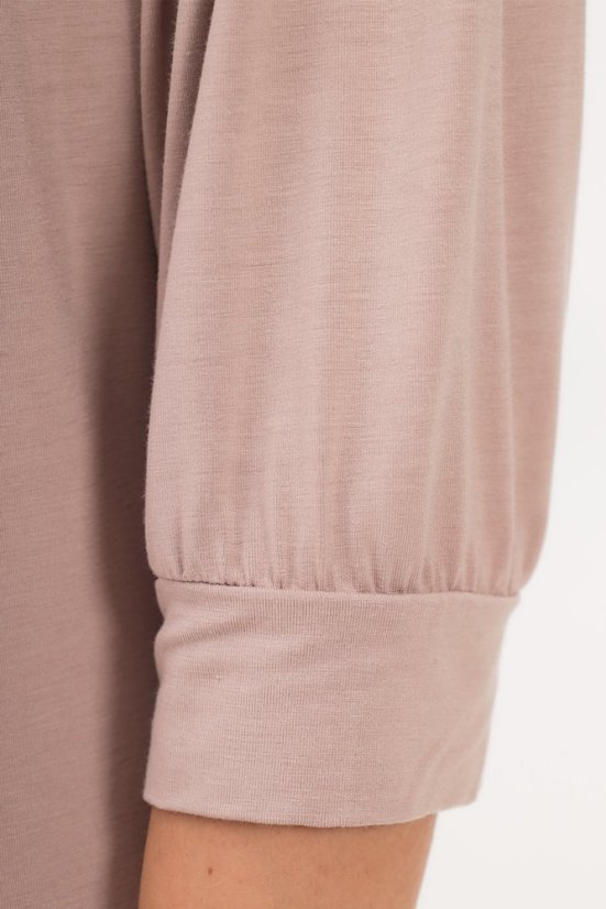 Damenpyjama aus Bambus SERENA - Größe: M, Farbe: Beige