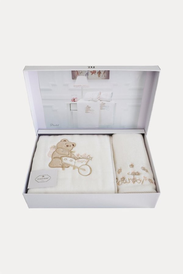 Detská darčeková sada uterák a osuška POURTOL, 2 ks