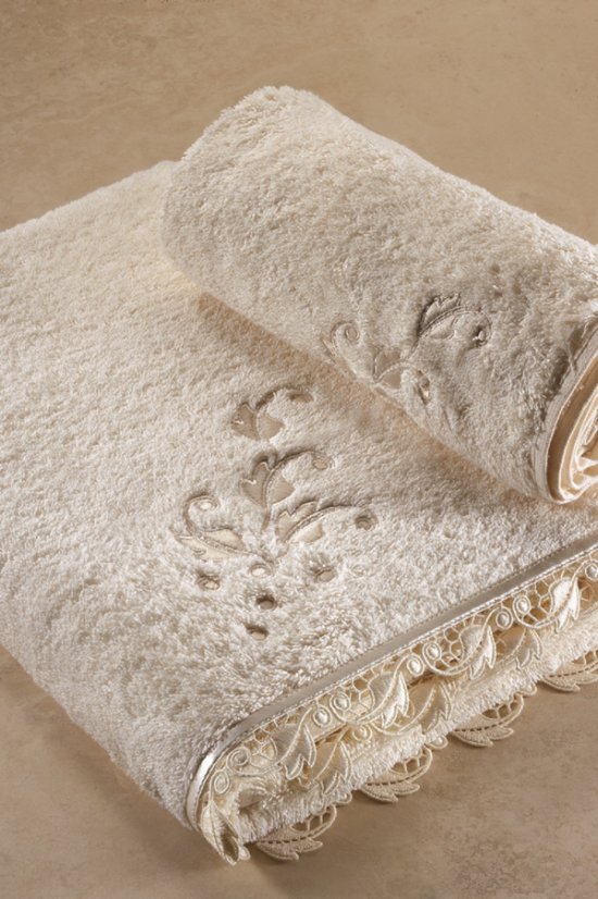 Luksusowy ręcznik kąpielowy NAKKAS 85x150cm
