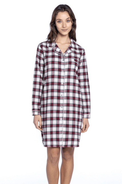 Ženska spalna srajca iz flanela VERONICA