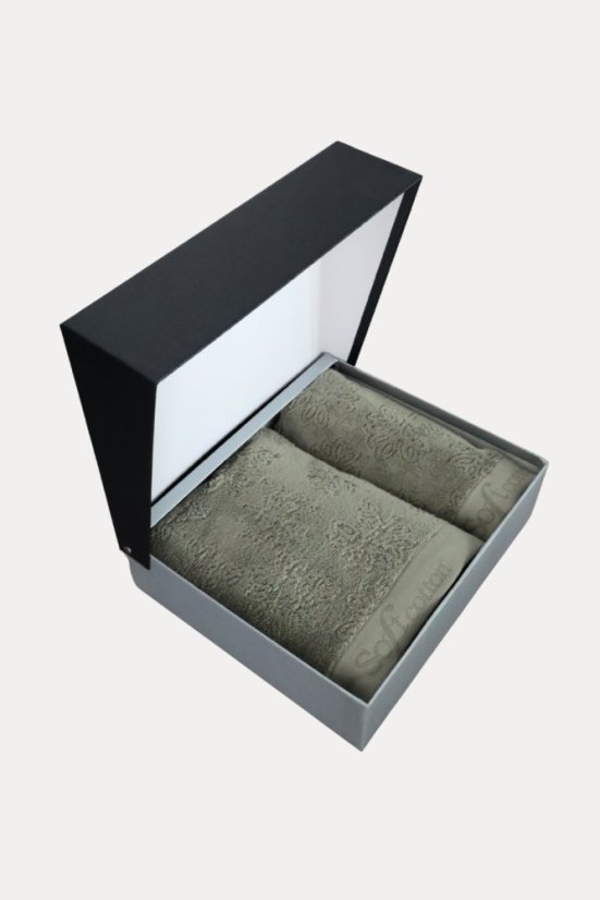 Käterätiku ja saunalina kinkekomplekt LEAF, 2 tk.