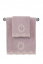 Bademantel DESTAN + Handtuch + Badetuch + box - Größe: M, Farbe: Violett-Lila