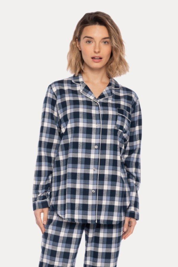 Flanelowa piżama damska CAMILLA