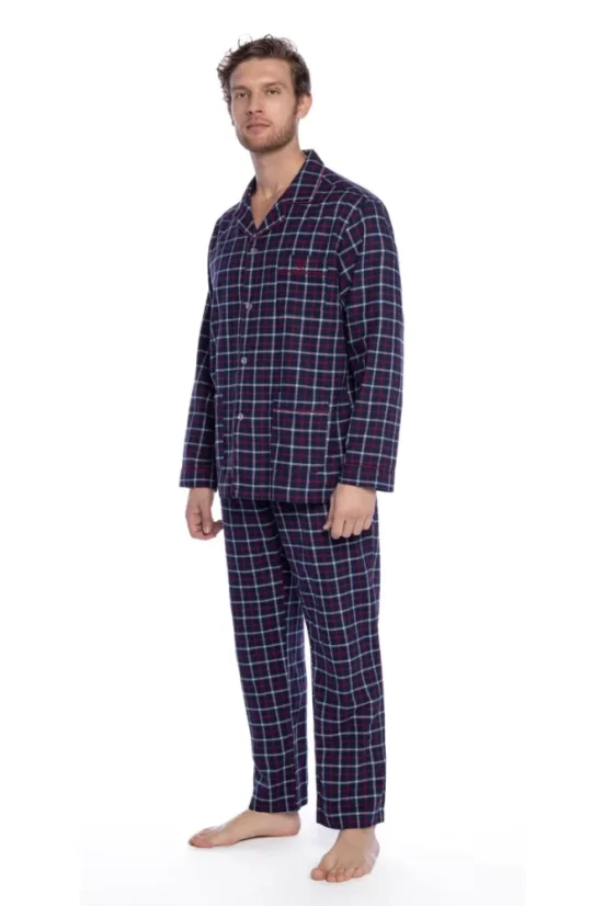 PASQUAL férfi flanel pizsama