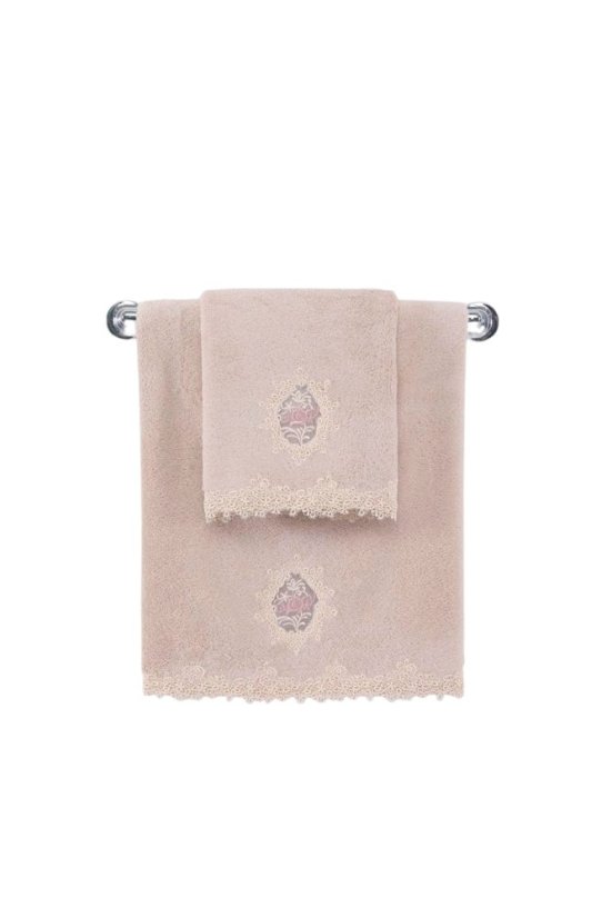 Osuška DESTAN s krajkou 85x150 cm