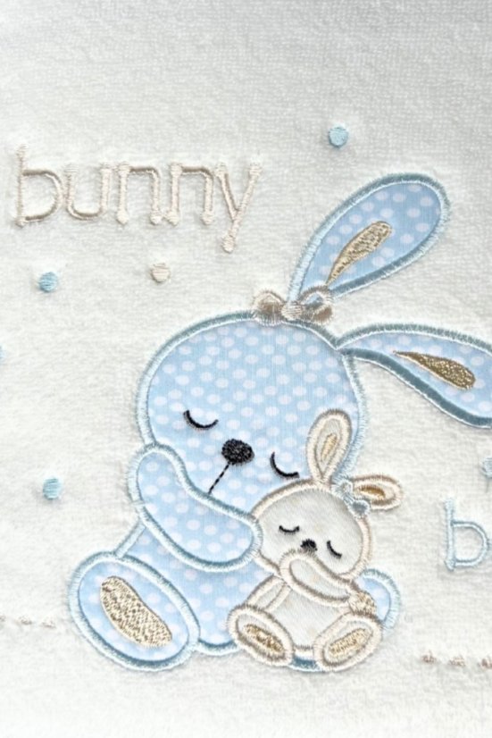 Bērnu dāvanu komplekts ar dvieli un vannas dvieli BUNNY, 2 gab.