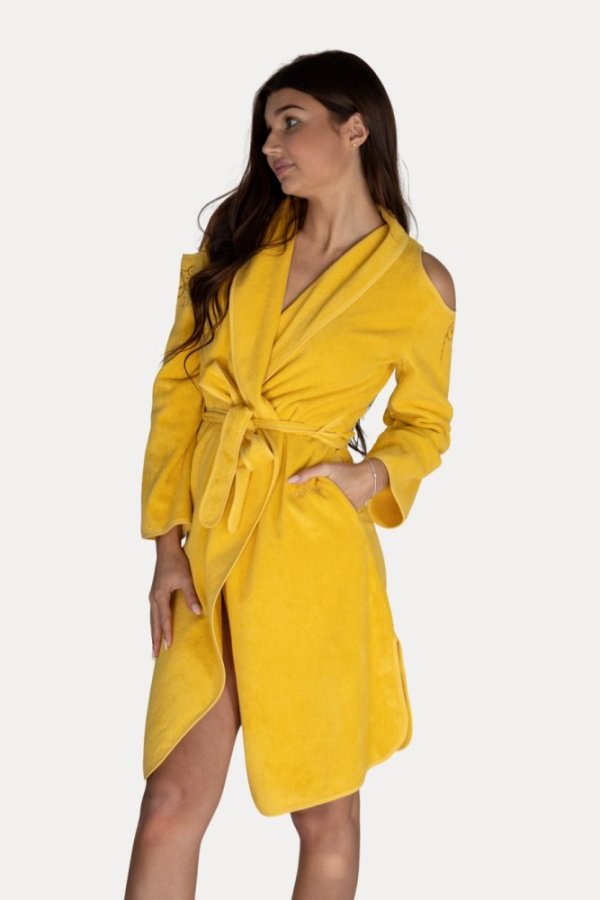 Krótki damski szlafrok GLORIA