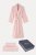 Unisex chalatas MICRO COTTON + rankšluostis + vonios rankšluostis + dovanų dėžutė