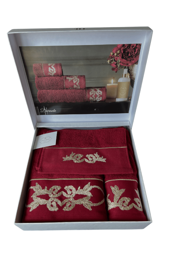 Set cadou de prosoape și prosop de corp DURANTE, 3 buc