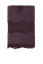 Ręcznik STELLA  50x100cm z koronką - Kolor: Śliwkowy