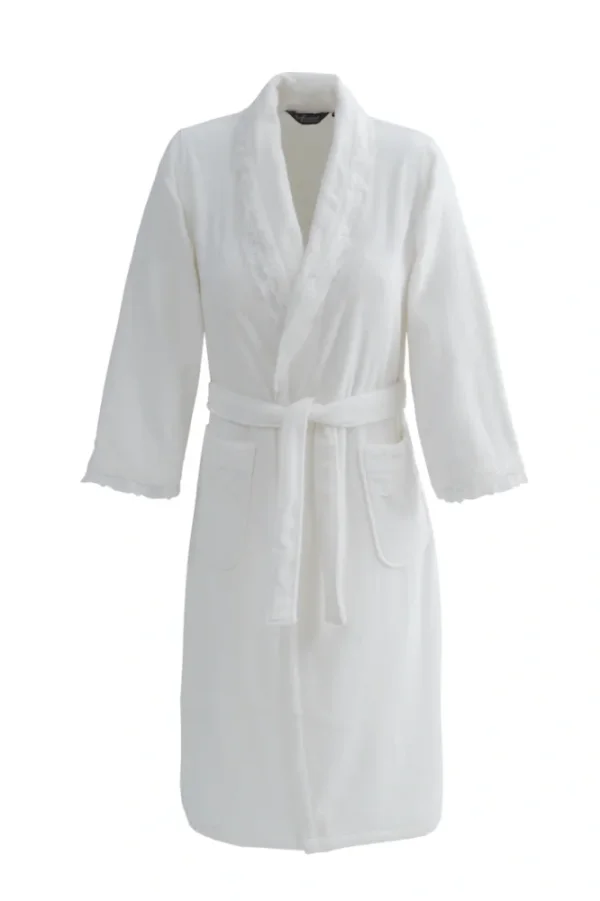 Damenbademantel FREYA + Handtuch + Badetuch + box