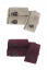 Kleines Handtuch LUXURY 30x50 cm - Farbe: Bordeaux