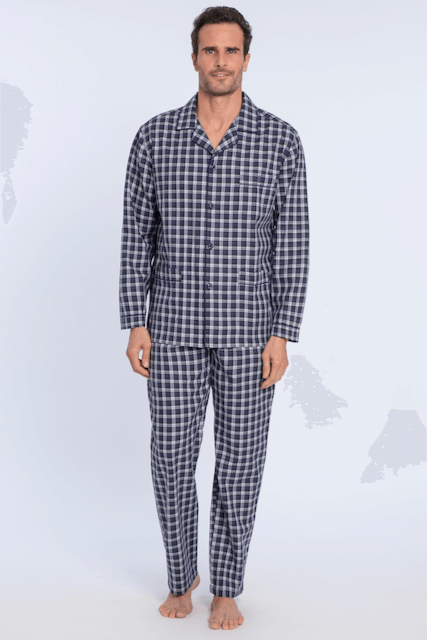 Herren Pyjamas ZACARIAS - Größe: XL, Farbe: Dunkelblau / Navy