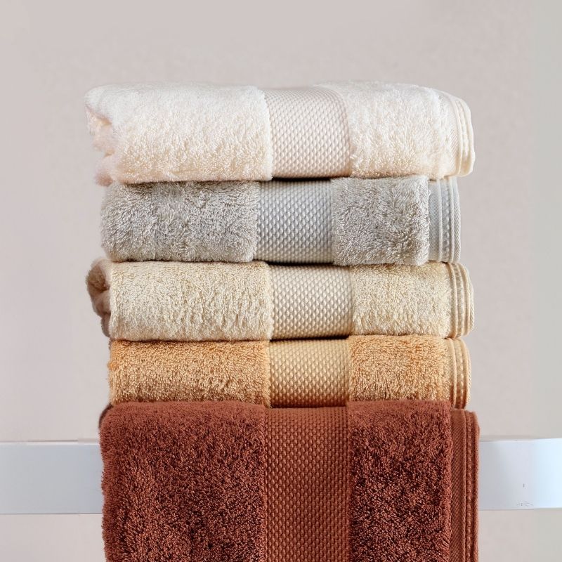 Badetücher aus MODAL (Baumwolle-Modal-Mischung) - Farbe - Altrosa / Dusty rose
