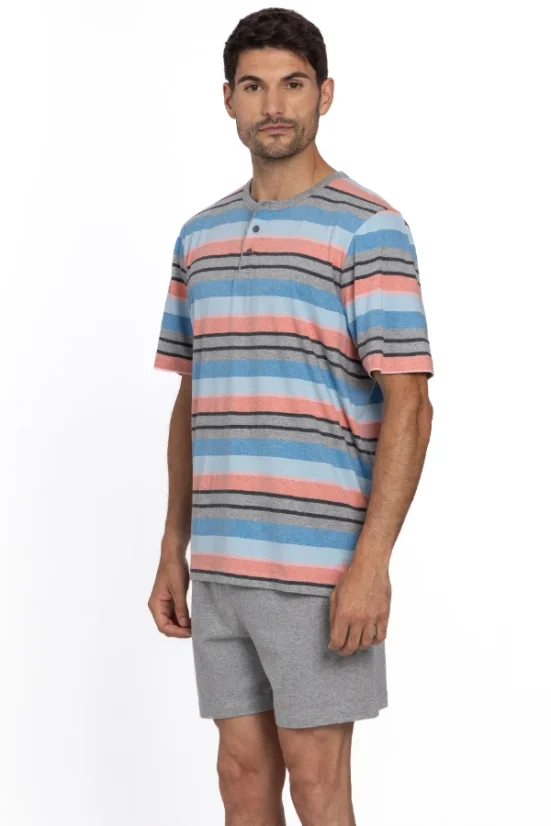 Herren Pyjamas BALTASAR - Größe: XXL, Farbe: Grau / Grey