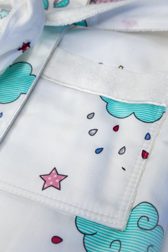 Otroški kopalni plašč SUNNY s kapuco