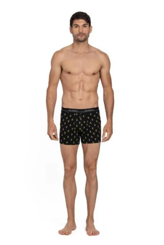 2 Pack, Boxeri pentru bărbați RUBENS, din bumbac elastic - Mărime: M, Ambalaj: În cutie cadou 2 buc