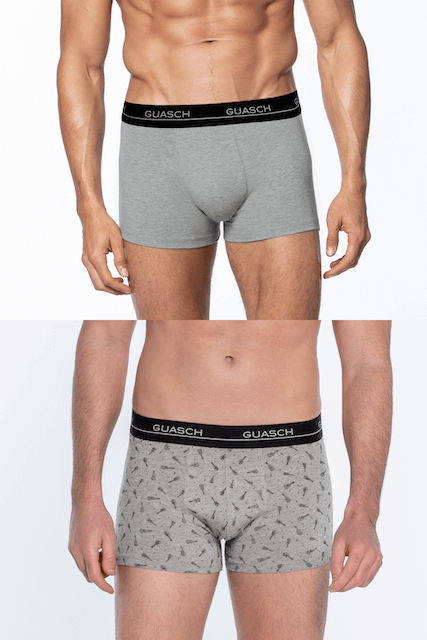 Bokserki męskie UMBERTO z elastycznej bawełny, 2 szt.