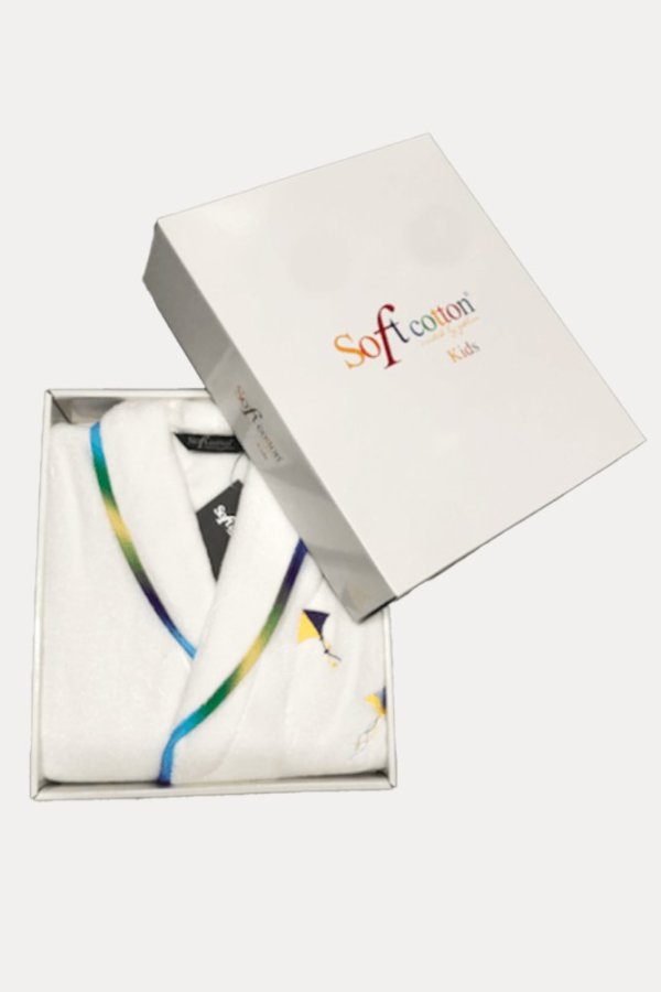 Dětský župan RAINBOW BOY v dárkové balení