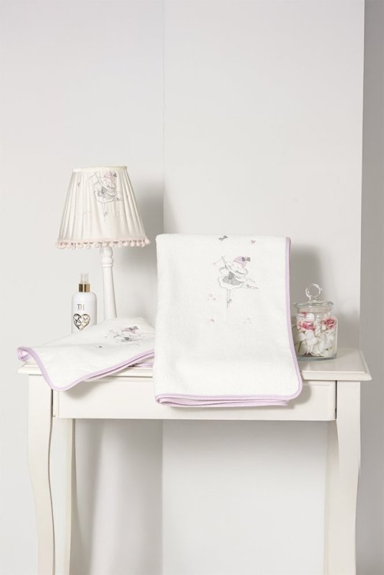 Set cadou pentru copii, prosop și prosop de corp MISS BALLERINA, 2 buc