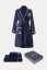 Bademantel MARINE LADY + Handtuch + Badetuch + box