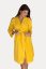 Krótki damski szlafrok GLORIA - Rozmiar: M, Kolor: Żółty