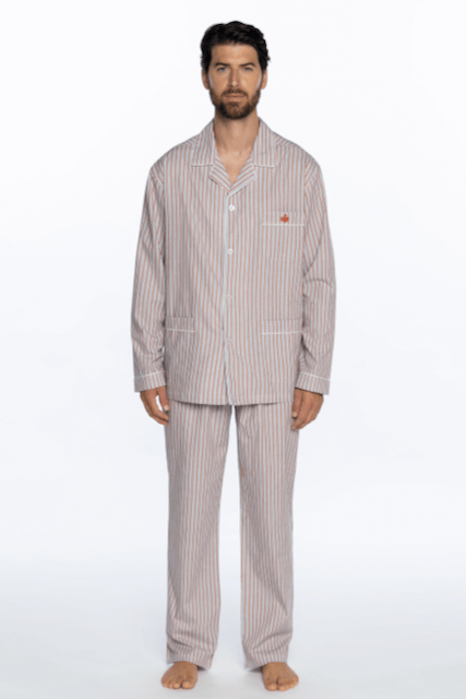 Herren Pyjamas EDGAR - Größe: M, Farbe: Terrakotta