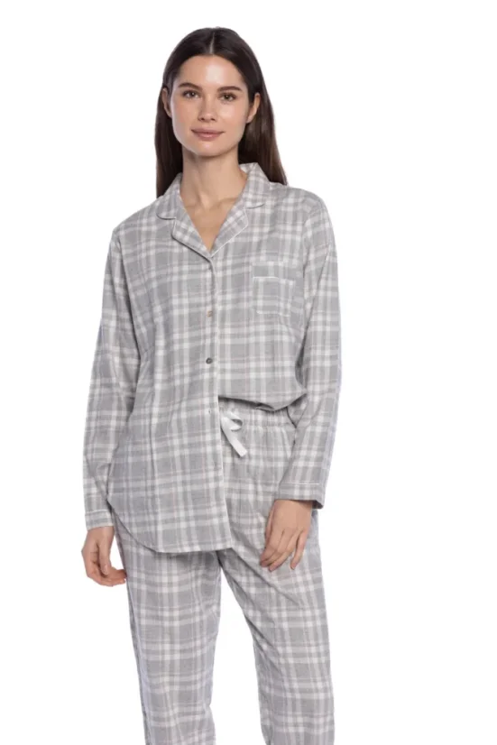 Damenpyjama aus Flanell ROBERTA