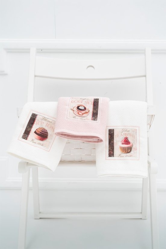 Virtuviniai rankšluosčiai PATISSERIE, 3 vnt.