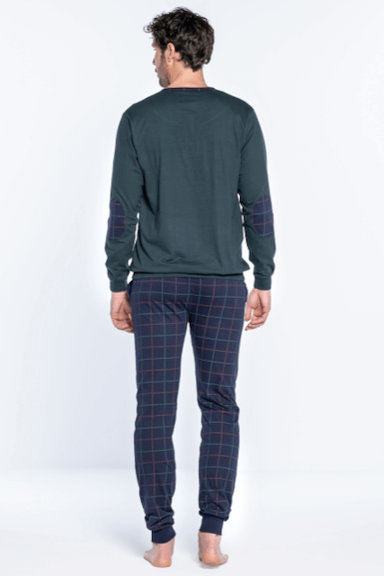 Pánske pyžamo LUCAS - Veľkosť: XXL, Farba: Zelená