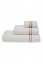 Zestaw podarunkowy małych ręczników CHAINE, 3 szt - Kolor: Biały / niebieski haft