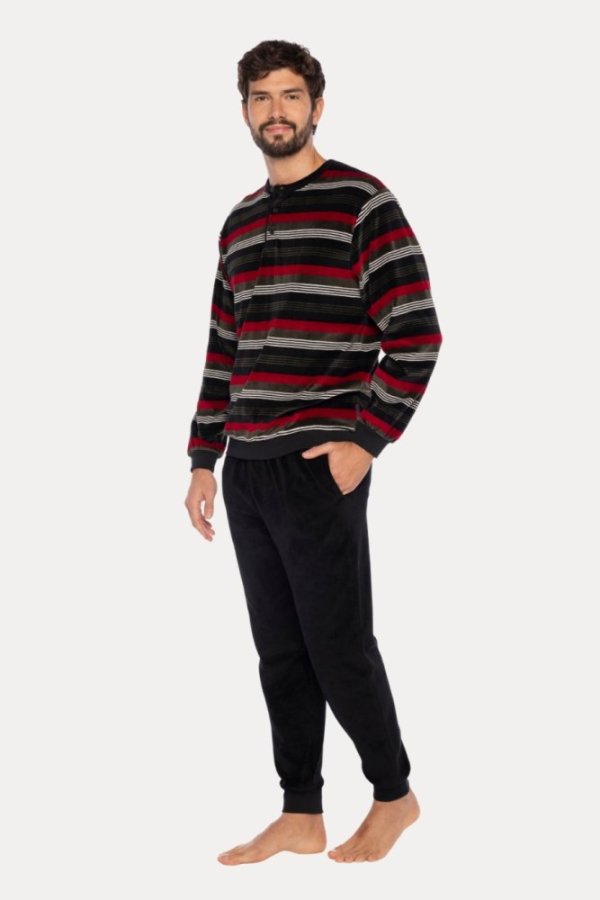Teplé pánské pyžamo JULIO