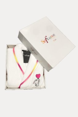 RAINBOW GIRL dziecięcy szlafrok w pudełku