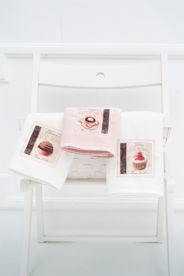 Kuchynské utierky PATISSERIE, 3 ks