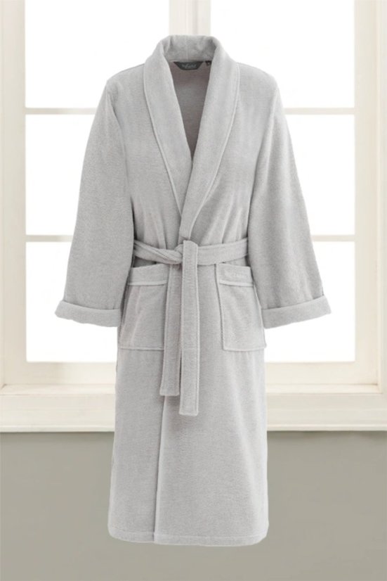 Moški kopalni plašč LORD - Velikost: S, Barva: Bež