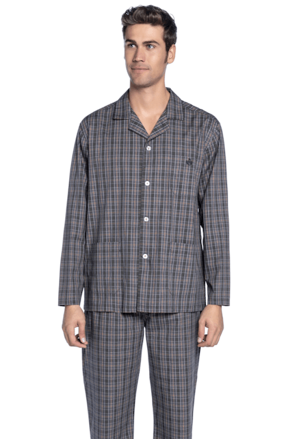 Pijamale pentru bărbați FRANCESCO - Mărime: XXL, Culoare: Gri / Grey