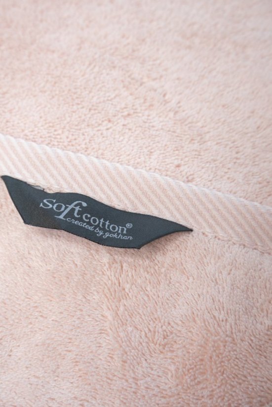 Damenbademantel FREYA + Handtuch + Badetuch + box - Größe: M, Farbe: Sahne / Ecru