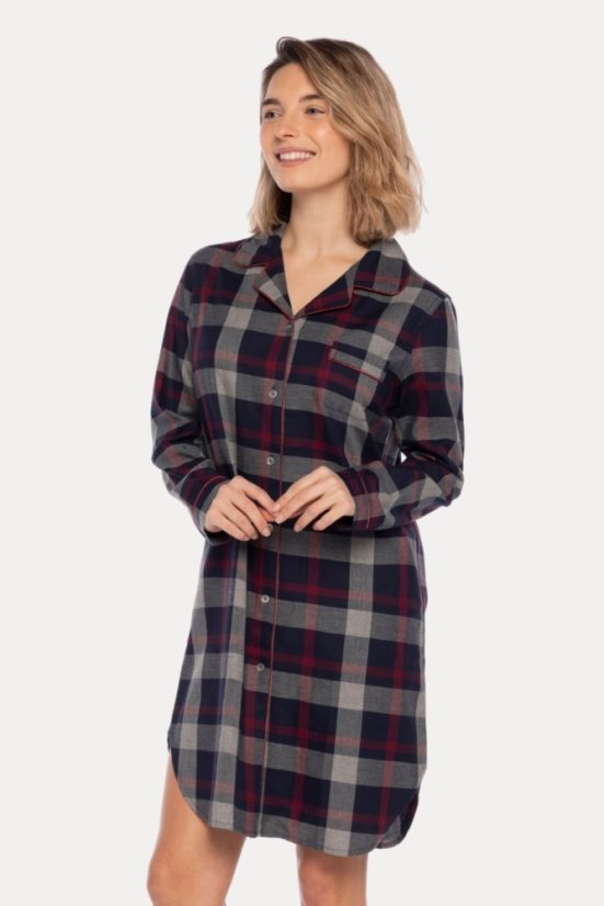 Damennachthemd aus Flanell LUCIA