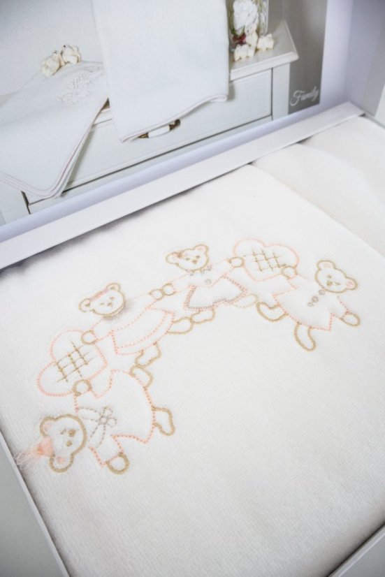 Vaikiškų rankšluosčių ir vonios rankšluosčių dovanų rinkinys FAMILY, 2 vnt.