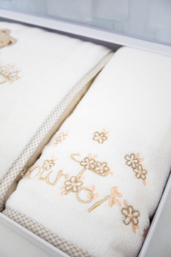 Geschenkset für Kinder Hand- und Badetücher POURTOL, 2 St.