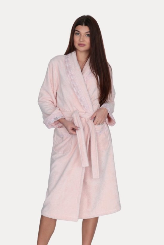 Elegantiškas moteriškas chalatas FREYA dovanų pakuotėje