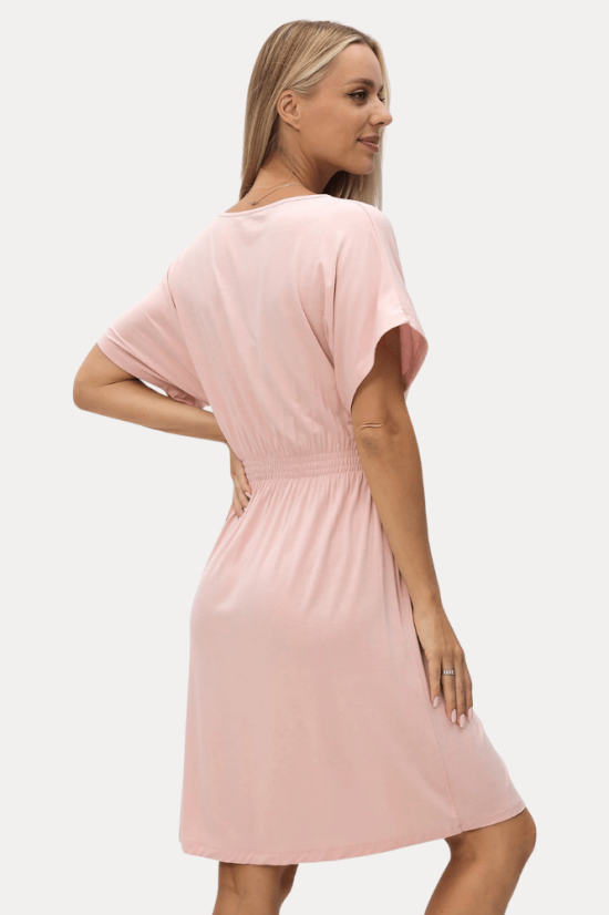 Damennachthemd aus Bambus GINEVRA - Größe: S, Farbe: Rosa / Pink