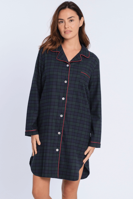 Damennachthemd aus Flanell BECCA